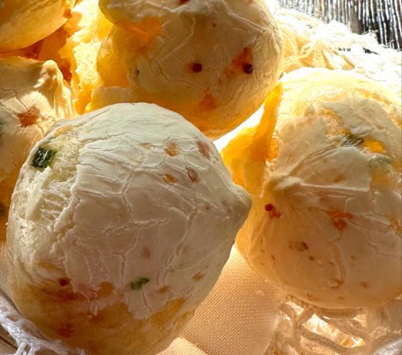 Milla's Puffs Gluten Free Brazilian Cheese Bread-Jalapeño / Cocktail Size - FREEZER TO OVEN