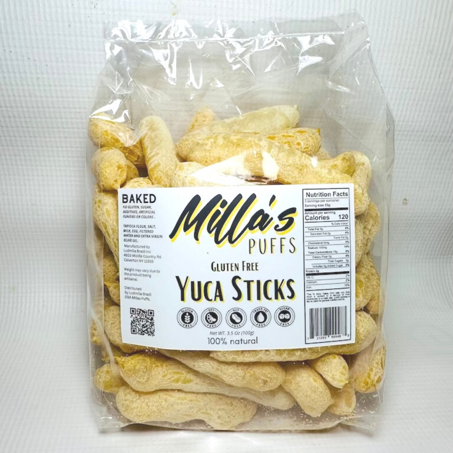Yuca Sticks-Biscoito de Polvilho